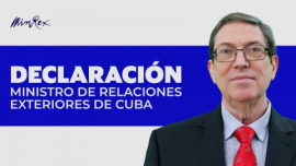 Bruno Rodríguez Parrilla, ministro de Relaciones Exteriores de Cuba. 
